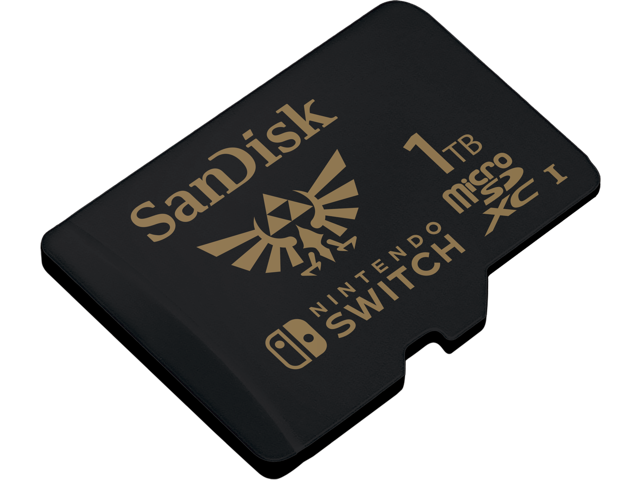 SanDisk 1TB microSDXC UHS-I for Nintendo Switch, Speed Up to 100MB/s (SDSQXAO-1T00-GN6ZN)