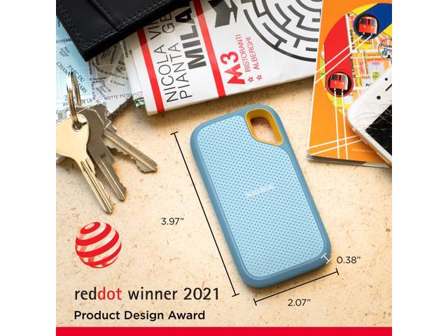 SanDisk - Extreme Portable 4TB External USB-C NVMe SSD - Sky Blue - image 4