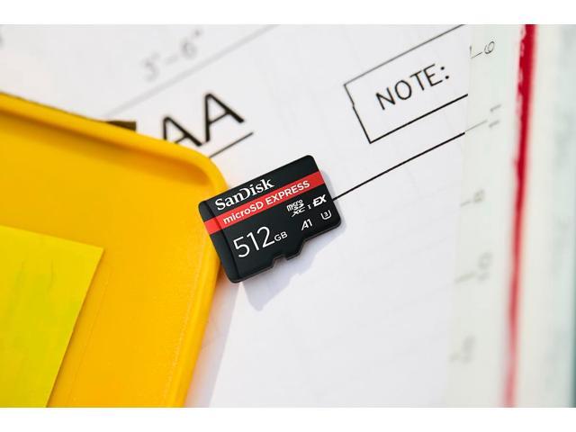SanDisk - Express 512GB microSD PCIe 3.1 NVMe UHS-I Memory Card works with Nintendo Switch 2 - image 3