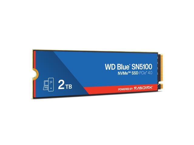 WD Blue SN5100 2TB NVMe SSD, PCIe Gen 4.0, up to 7,100 MB/s read speeds