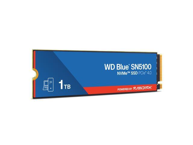 WD Blue SN5100 1TB NVMe SSD, PCIe Gen 4.0, up to 7,100 MB/s read speeds
