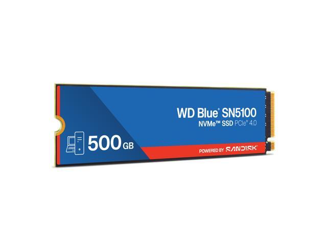 WD Blue SN5100 500GB NVMe SSD, PCIe Gen 4.0, up to 6,600 MB/s read speeds