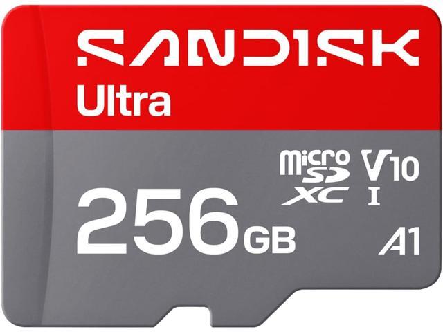 Open Box - SANDISK 256GB Ultra microSD UHS-I Card - Up to 195MB/s Read Speed, Full HD Video, V10, U1, C10, A4 - SDSQUJQ-256G-GZ6MA