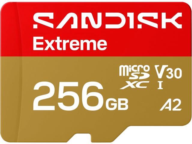 SanDisk Extreme 256GB MicroSD Memory Card Model SDSQXH9-256G-GZ6MA