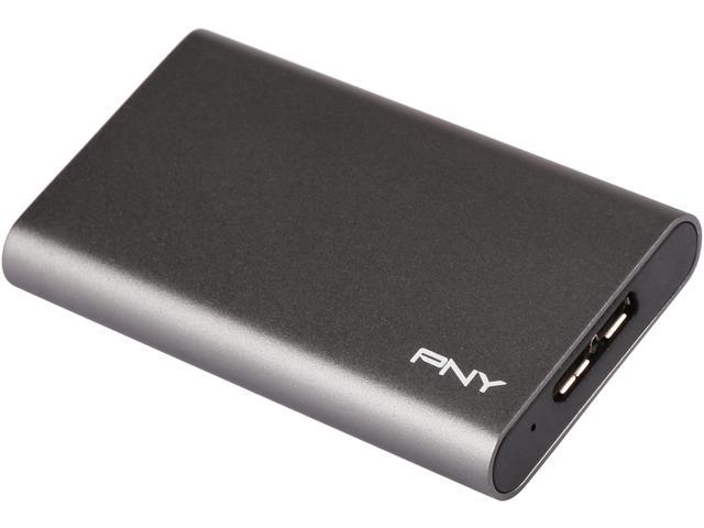 PNY ELITE 480GB USB 3.0 Portable Solid State Drive (SSD) - (PSD1CS1050-480-FFS)