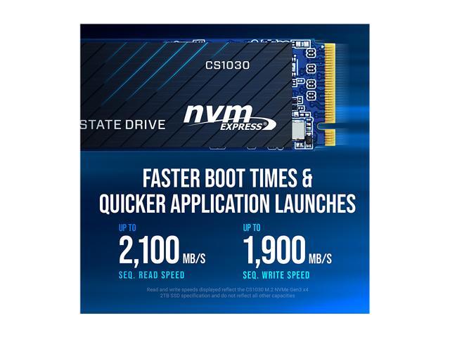 PNY CS1030 M.2 2280 1TB PCI-Express 3.0 x4, NVMe 1.3 3D NAND Internal Solid State Drive (SSD) M280CS1030-1TB-RB