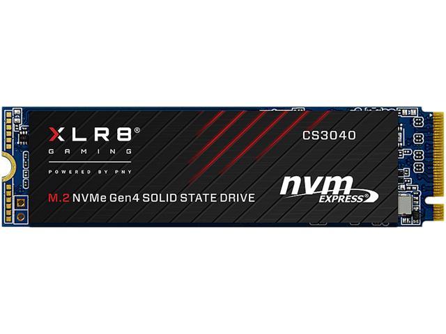 PNY XLR8 CS3040 500GB M.2 NVMe Gen4 x4 Internal Solid State Drive (SSD) - M280CS3040-500-RB