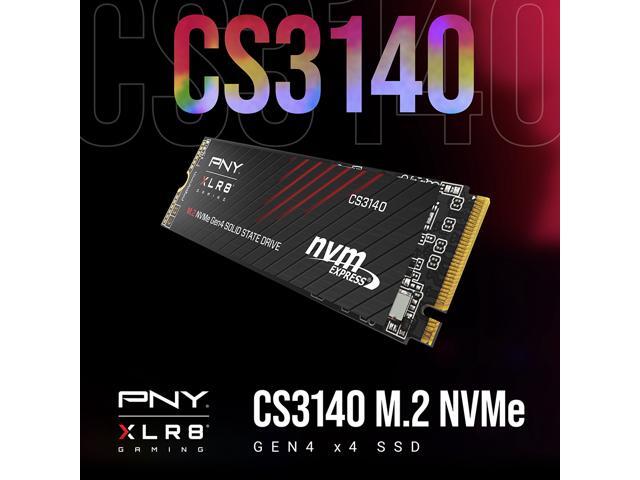 PNY XLR8 CS3140 M.2 2280 4TB PCI-Express 4.0 x4, NVMe 1.4 3D NAND Internal Solid State Drive (SSD) M280CS3140-4TB-RB