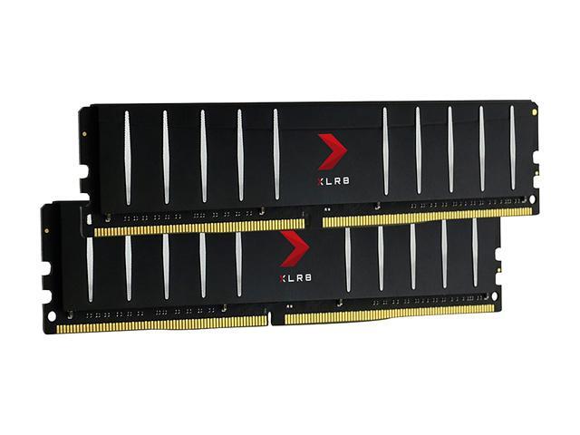 PNY XLR8 Low Profile 16GB (2 x 8GB) 288-Pin PC RAM DDR4 3200 (PC4 25600) Memory (Desktop Memory) Model MD32GK2D4320016LP