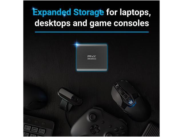 PNY Pro Elite V2 1TB USB 3.2 Gen 2x1 Type-C Portable Solid State Drive (SSD)