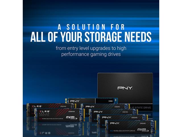 PNY - CS2241 500GB M.2 NVMe Gen4 x4 Internal Solid State Drive (SSD) - M280CS2241-500-RB - image 6