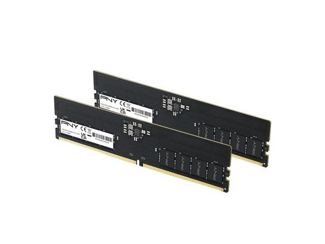 PNY Performance 32GB (2 x 16GB) DDR5 5600 (PC5 44800) Desktop Memory Model MD32GK2D5560046-TB