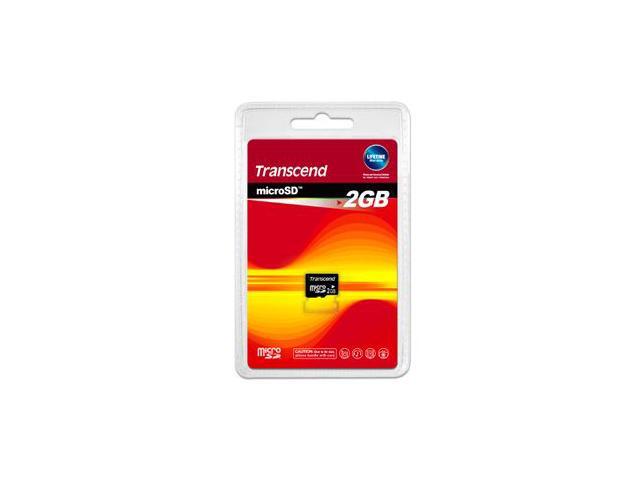 Transcend 2GB MicroSD Flash Card - Card Only Model TS2GUSDC