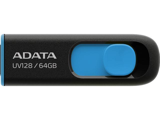 ADATA 64GB UV128 USB 3.2 Gen 1 Flash Drive (AUV128-64G-RBE)