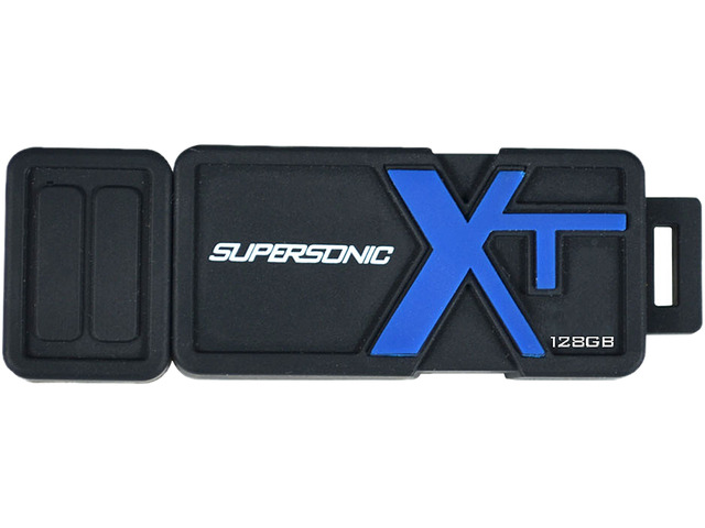 Patriot Memory 128GB Supersonic Boost XT USB 3.0 Flash Drive, Speed Up to 150MB/s Durable Rubber Housing (PEF128GSBUSB)