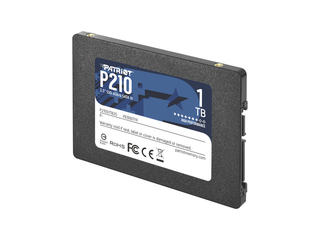Patriot P210 2.5' 1TB SATA III Internal Solid State Drive (SSD) P210S1TB25