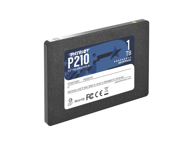 Patriot P210 2.5' 1TB SATA III Internal Solid State Drive (SSD) P210S1TB25