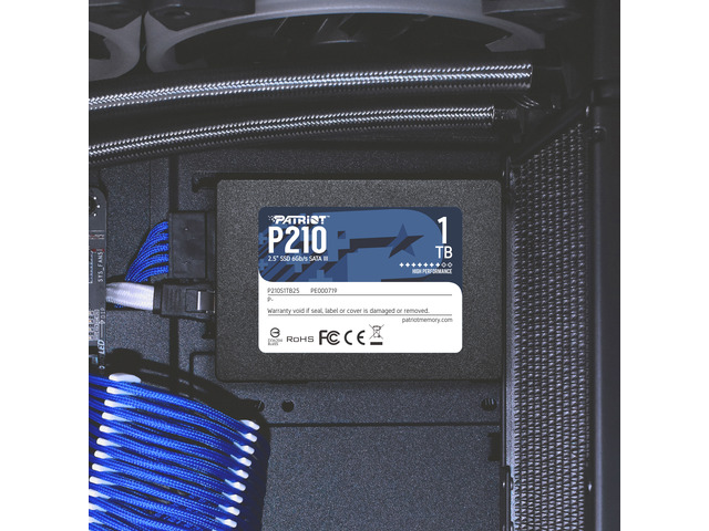 Patriot P210 2.5' 1TB SATA III Internal Solid State Drive (SSD) P210S1TB25