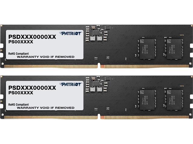 Patriot Signature Line 32GB (2 x 16GB) 288-Pin PC RAM DDR5 4800 (PC5 38400) Desktop Memory Model PSD532G4800K