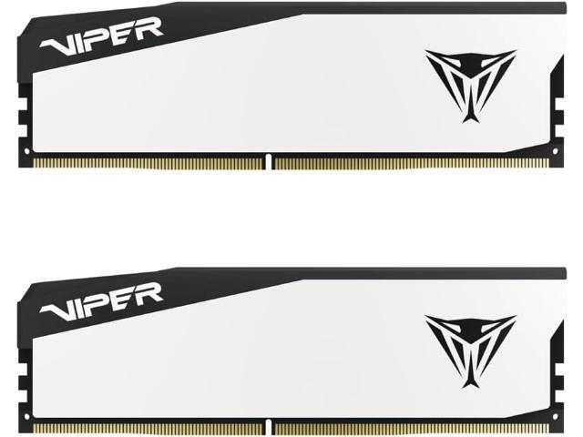 Patriot Viper Elite 5 64GB (2 x 32GB) 288-Pin PC RAM DDR5 6400 (PC5 51200) Desktop Memory Model VEB564G6432KW RAM