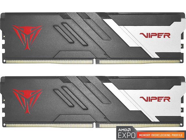 Patriot VIPER VENOM AMD 32GB (2 x 16GB) 288-Pin PC RAM DDR5 6400 (PC5 51200) AMD EXPO Desktop Memory Model VV532G64C38AK