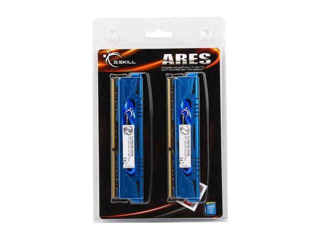 G. SKILL Ares Series 16GB (2 x 8GB) 240-Pin PC RAM DDR3 1600 (PC3 12800) Low Profile Extreme Performance Memory Model F3-1600C9D-16GAB