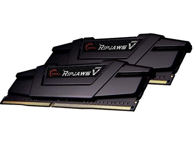 G. SKILL Ripjaws V Series 16GB (2 x 8GB) 288-Pin PC RAM DDR4 3200 (PC4 25600) Desktop Memory Model F4-3200C16D-16GVKB — photo 2