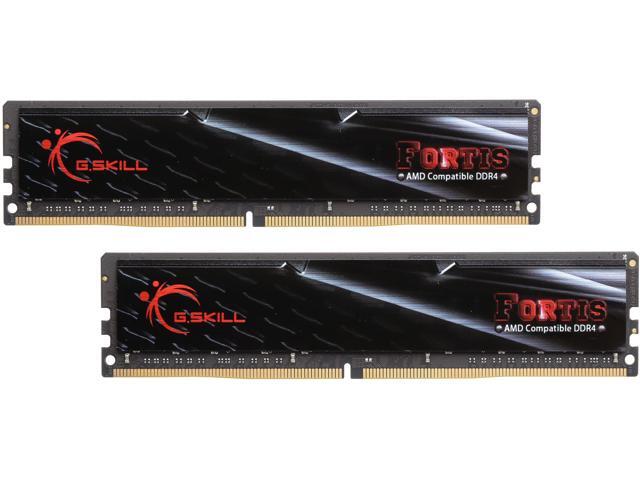 G. SKILL FORTIS Series 32GB (2 x 16GB) 288-Pin PC RAM DDR4 2400 (PC4 19200) Memory (Desktop Memory) Model F4-2400C15D-32GFT
