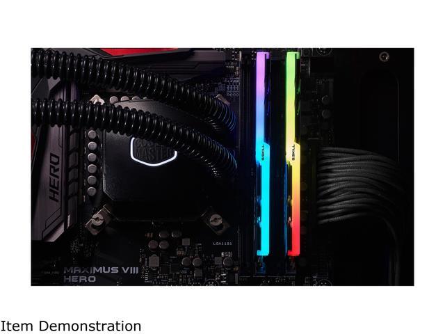 G. SKILL TridentZ RGB Series 32GB (2 x 16GB) 288-Pin PC RAM DDR4 3600 (PC4 28800) Desktop Memory Model F4-3600C16D-32GTZRC