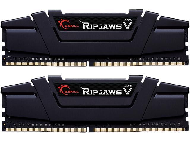 G.SKILL Ripjaws V Series 64GB (2 x 32GB) DDR4 2666 (PC4 21300) Desktop Memory Model F4-2666C18D-64GVK