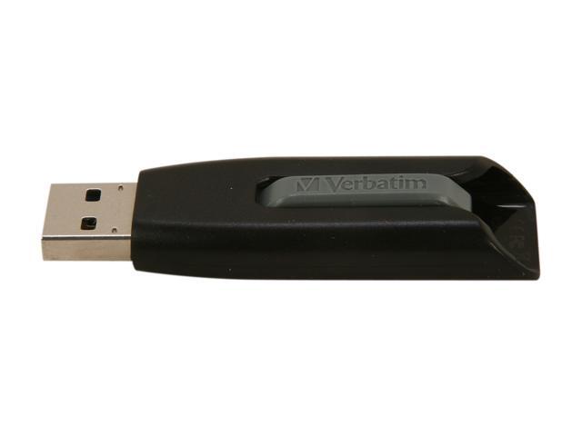 Verbatim 32GB Store 'n' Go V3 USB 3.0 Flash Drive, Black/Gray Model 49173