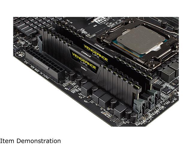 CORSAIR Vengeance LPX 16GB (2 x 8GB) 288-Pin PC RAM DDR4 3000 (PC4 24000) Desktop Memory Model CMK16GX4M2D3000C16