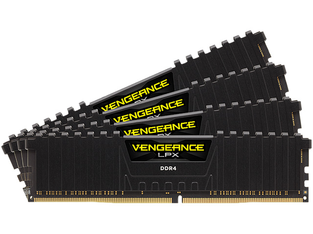 CORSAIR Vengeance LPX 64GB (4 x 16GB) 288-Pin PC RAM DDR4 3000 (PC4 24000) Deskt