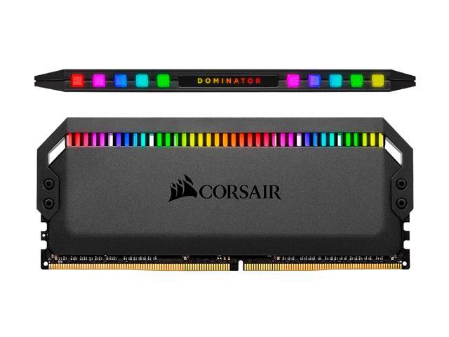 CORSAIR DOMINATOR PLATINUM RGB (AMD Ryzen Ready) 16GB (2 x 8GB) DDR4 3200 (PC4 25600) AMD Optimized Desktop Memory Model CMT16GX4M2Z3200C16