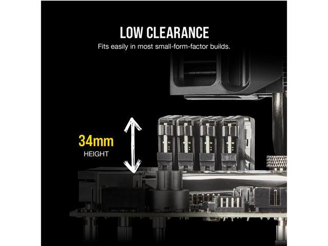 CORSAIR - VENGEANCE LPX 32GB (2x16GB) DDR4 3600MHz C18 UDIMM Desktop Memory - Black - image 6