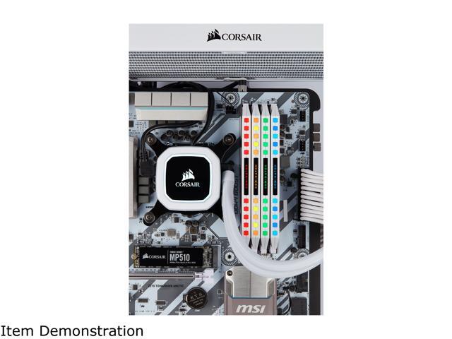 CORSAIR Dominator Platinum RGB 16GB (2 x 8GB) 288-Pin PC RAM DDR4 3200 (PC4 25600) Desktop Memory Model CMT16GX4M2C3200C16W