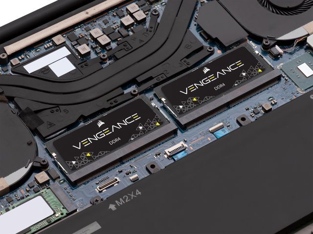 CORSAIR - Vengeance Performance SODIMM Memory 32GB (2x16GB) DDR4 3200MHz CL22 - Black - image 3