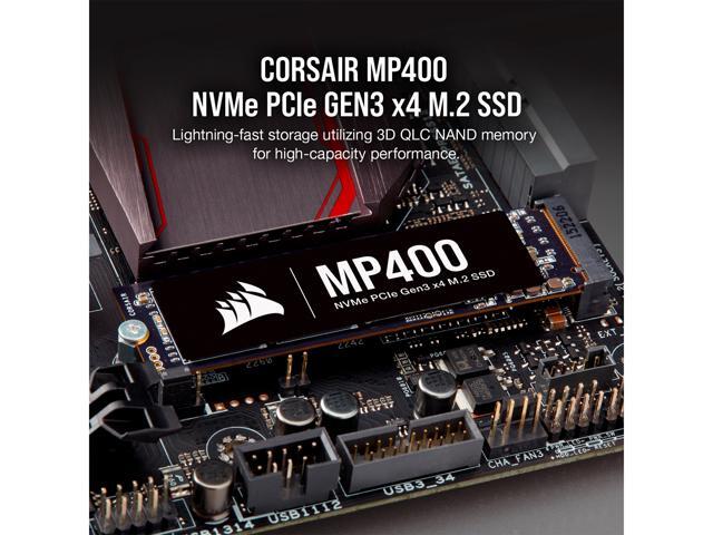 Corsair MP400 M.2 2280 4TB PCI-Express 3.0 x4, NVMe 1.3 3D QLC Internal Solid State Drive (SSD) CSSD-F4000GBMP400