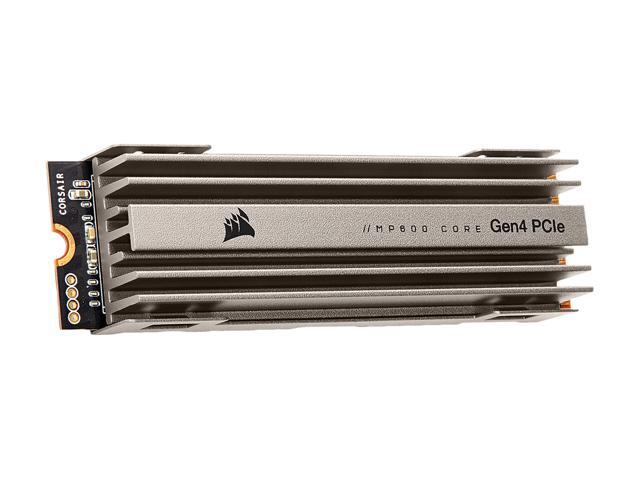 Corsair MP600 Core M.2 2280 2TB PCIe Gen 4.0 x4, NVMe 1.3 3D QLC Internal Solid State Drive (SSD) CSSD-F2000GBMP600COR