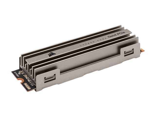 Corsair MP600 Core M.2 2280 2TB PCIe Gen 4.0 x4, NVMe 1.3 3D QLC Internal Solid State Drive (SSD) CSSD-F2000GBMP600COR