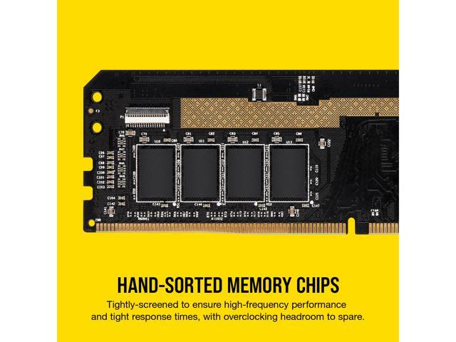 CORSAIR Dominator Platinum RGB 16GB (2 x 8GB) 288-Pin PC RAM DDR4 3200 (PC4 25600) Desktop Memory Model CMT16GX4M2E3200C16