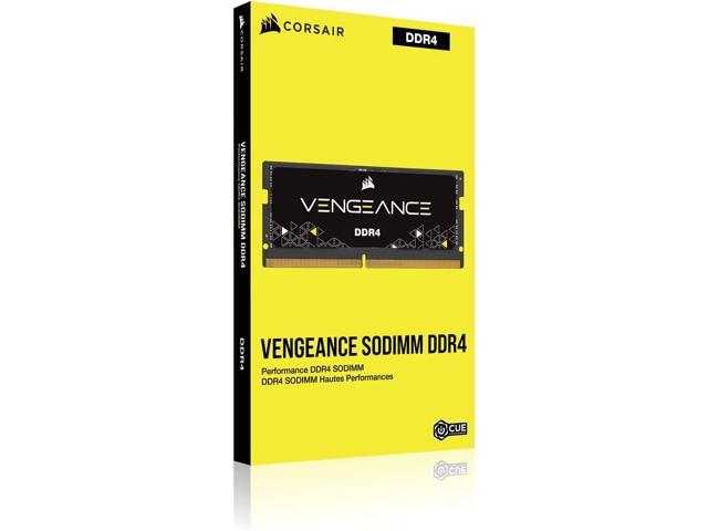 CORSAIR - VENGEANCE Series 16GB (1x16GB) DDR4 3200MHz C22 SODIMM Laptop Memory - Black - image 6