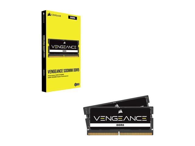 CORSAIR Vengeance 32GB (2 x 16GB) 262-Pin DDR5 SO-DIMM DDR5 4800 (PC4 38400) Laptop Memory Model CMSX32GX5M2A4800C40