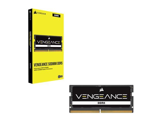 CORSAIR - VENGEANCE 32GB (1x32GB) DDR5 5600MHz C48 SODIMM Desktop Memory - Black - image 3