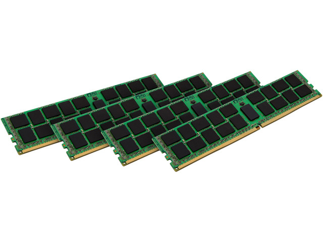 Kingston ValueRAM 64GB (4 x 16GB) ECC Registered DDR4 2133 (PC4 17000) Server Memory Model KVR21R15D4K4/64I