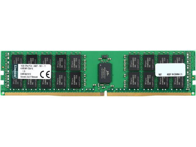 Kingston Value 16GB ECC Registered DDR4 2400 (PC4 19200) Server Memory Model KVR24R17D4/16
