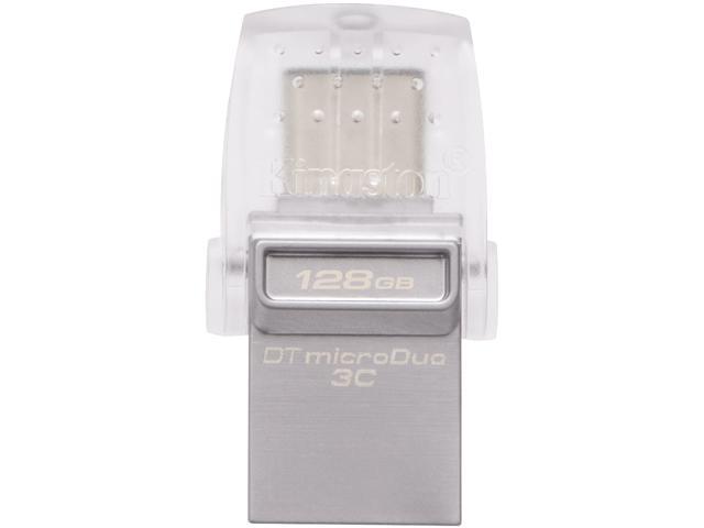 Kingston 128GB Data Traveler DUO3C USB 3.0/3.1 + Type-C Flash Drive (DTDUO3C/128GB)
