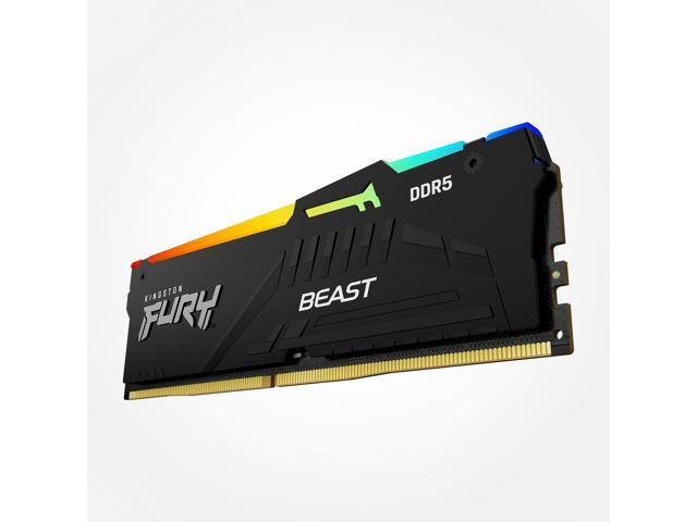 Kingston FURY Beast 64GB (2 x 32GB) 288-Pin PC RAM DDR5 6400 (PC5 51200) Memory (Desktop Memory) Model KF564C32BBEAK2-64