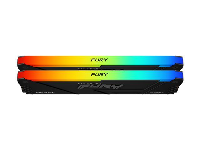 Kingston FURY Beast 64GB (2 x 32GB) 288-Pin PC RAM DDR4 3200 (PC4 25600) Desktop Memory Model KF432C16BB2AK2/64