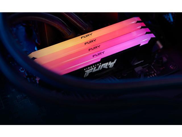 Kingston FURY Beast 64GB (2 x 32GB) 288-Pin PC RAM DDR4 3200 (PC4 25600) Desktop Memory Model KF432C16BB2AK2/64